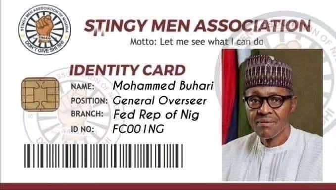 Buhari's SMAN ID