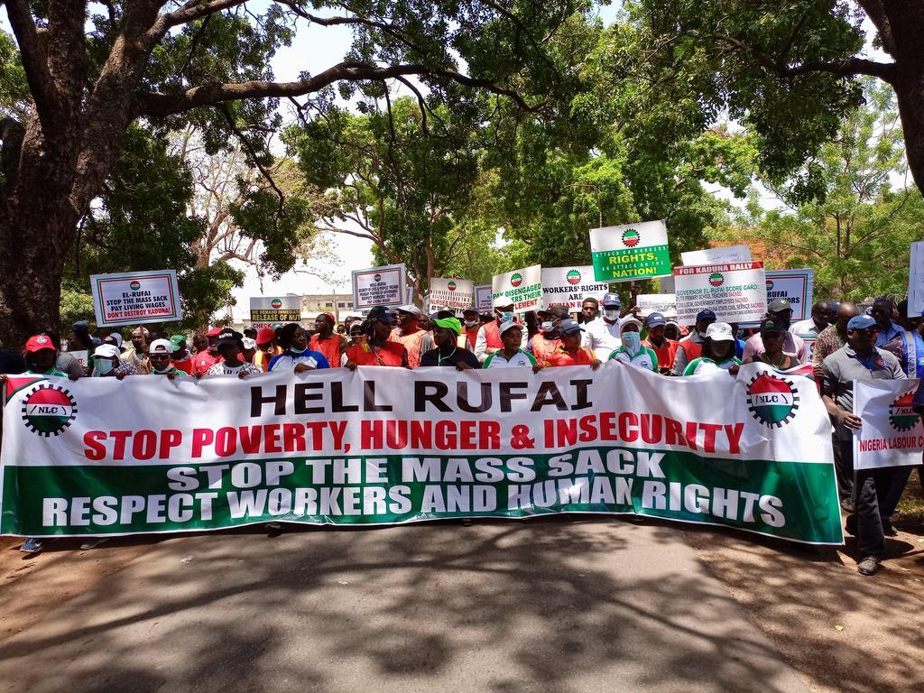 Protest: NLC says it will not be deterred by attack from thugs in Kaduna. [NLCHeadquarters]