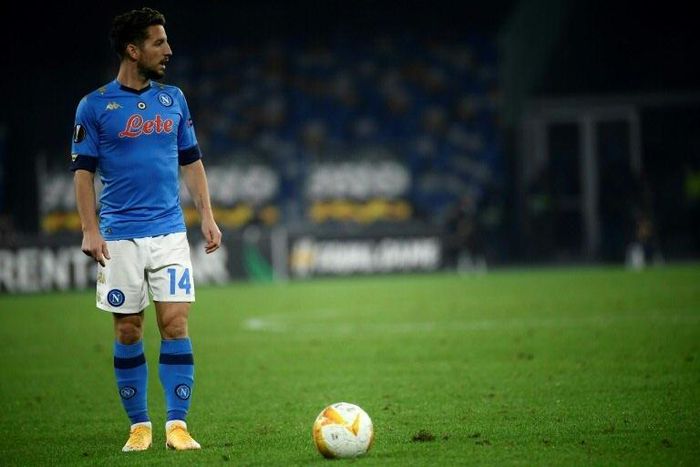 Napoli forward Mertens has scored 131 goals for the club.