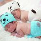 newborn babies twins dog costumes
