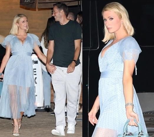 Paris Hilton and her fiance Carter Reum [Instagram/mycelebrityandi]