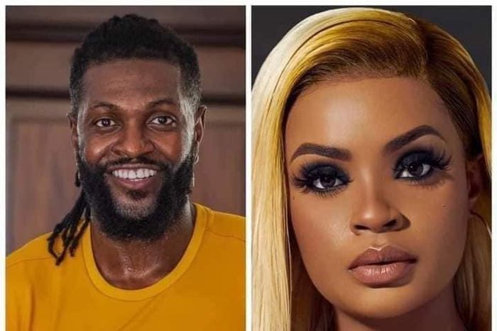 Adebayor and ex-girlfriend Dillish