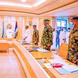 President Buhari holds security talks at the State House Abuja on April 30, 2021 (Tolani Alli)