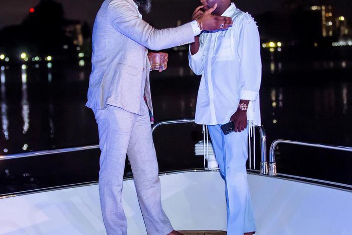 Lagos big boys Amandianeze Odenigbo and Sumbo Winfunke [Instagram/Armani4Real]