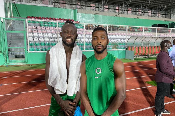Kei Kamara  and Kelechi Iheanacho (Instagram/Kelechi Iheanacho)