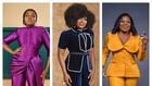 Funke Akindele in pantsuits or two-piece sets [instagram]