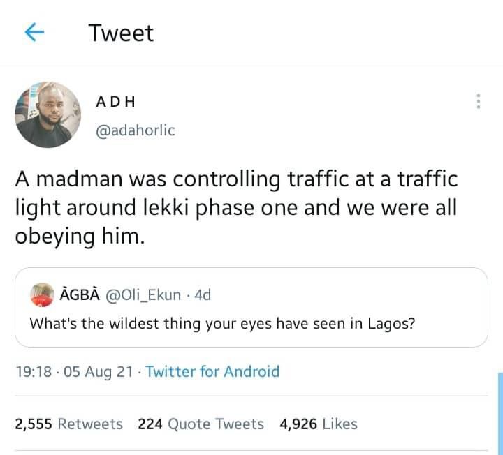 Someone has to control unruly drivers in traffic {twitter}