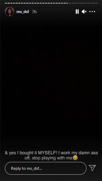 Dorcas Shola Fapson says she bought her SUV by herself [Instagram/MsDSF]