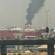 Oando Tank Farm at Marine Beach, Apapa, Lagos on fire on Thursday. [NAN]