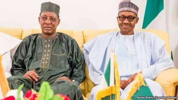 President Muhammadu Buhari and President Idriss Deby  of Chad.  (Presidency)