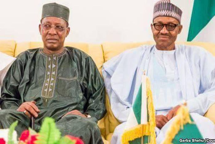 President Muhammadu Buhari and President Idriss Deby  of Chad.  (Presidency)