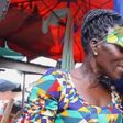 Ghanaian woman gives an interesting reason why she wears her mask the forehead