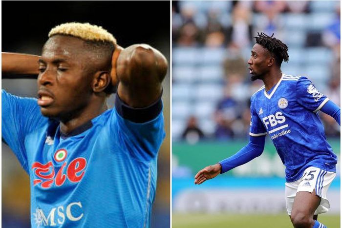 Victor Osimhen and Wilfred Ndidi (Twitter/Instagram)