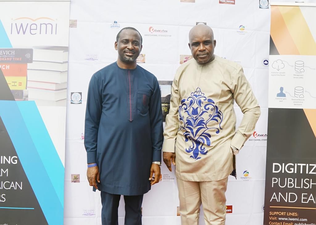 CEO of Iwemi Mr Ejimofor Akah with Media Personality Teco Benson-MFR