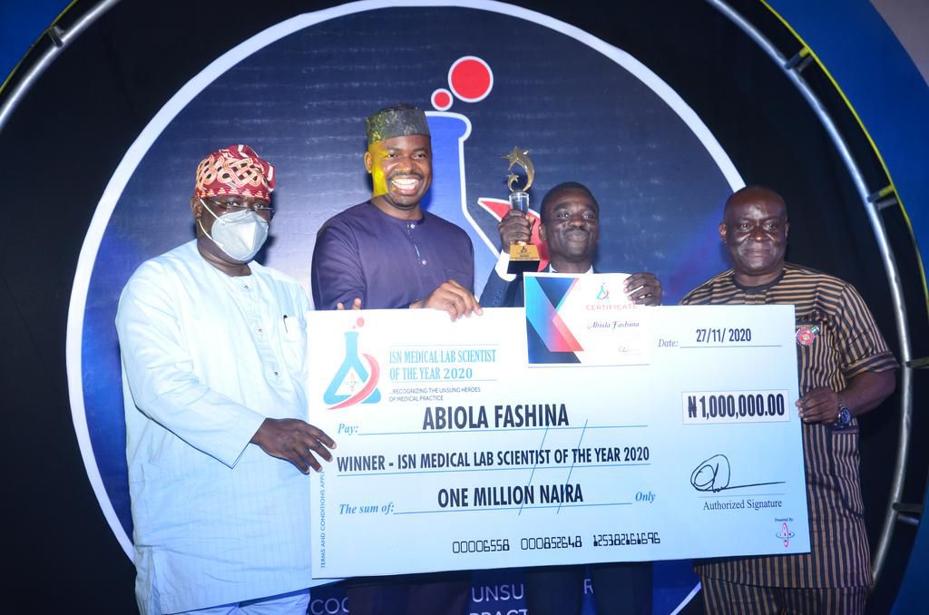 ISN Award as morale booster for medical laboratory scientists