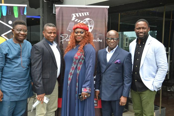 President of the Directors Guild of Nigeria, Victor Okhai, musician, Mike Nliam, Vice President of the Association of Movie Producers of Nigeria, Amb. Queen B. Ebigieson, Zik Zulu, President emeritus of the Association of Movie Producers of Nigeria and...