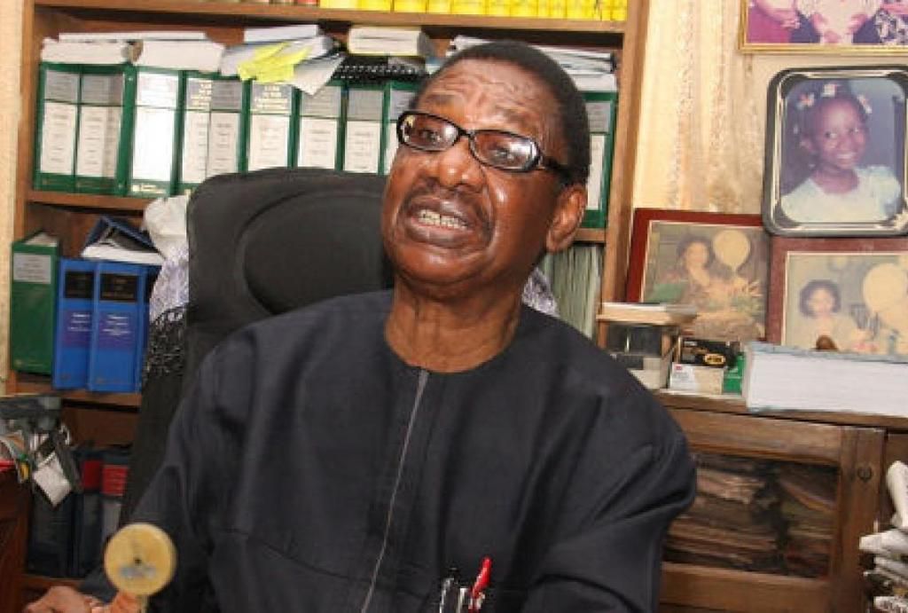 Chairman of the Presidential Advisory Committee Against Corruption (PACAC), Professor Itse Sagay