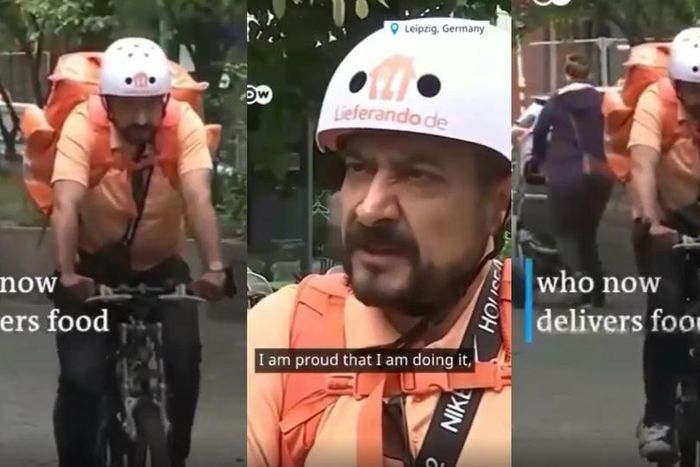 “I’m proud my soul is happy” – Ex-Communications Minister becomes food delivery man (video)