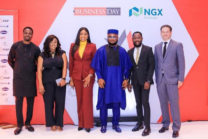 L-R: Olusola Imoru – Head, Business & Architecture, Ultimus Construction. Chinedu Eboh – Group HR, Ultimus Holdings. Colette Amaeshi – Marketing & Communications Manager, Ultimuus Holdings. Dr. Ifeanyi Chukwuma Odii – President/CEO, Ultimus Holdings. D...