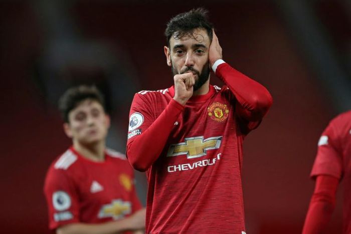 Manchester United midfielder Bruno Fernandes