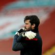 Liverpool goalkeeper Alisson Becker
