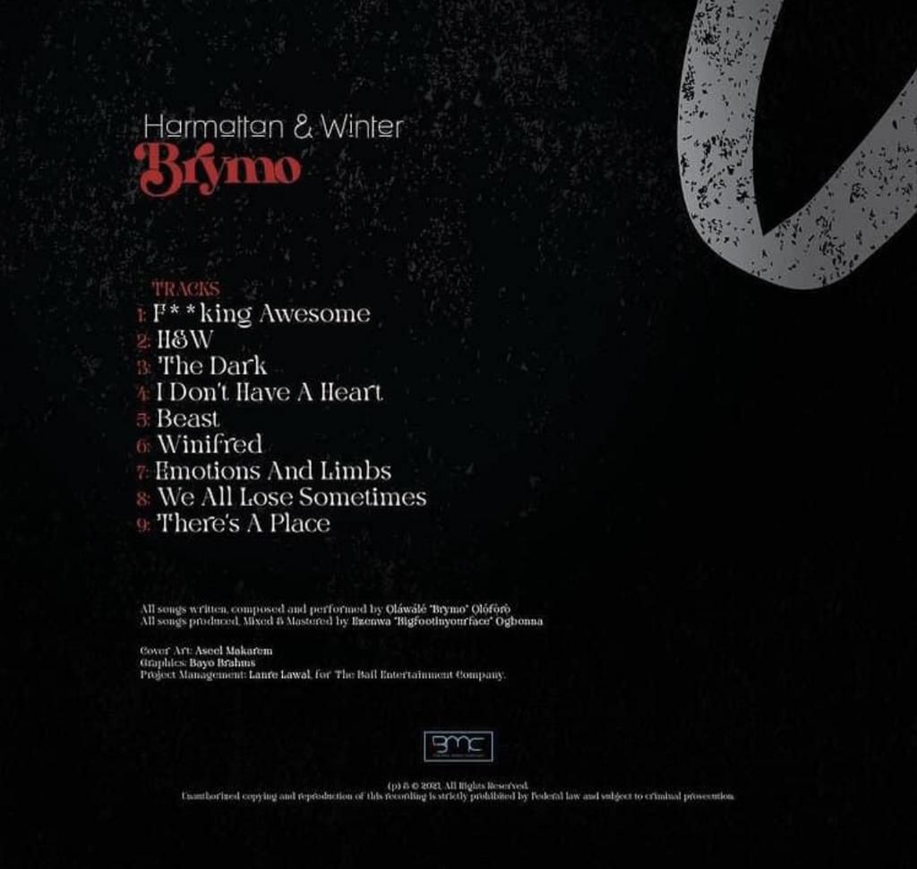 Brymo is morose on ‘Harmattan and Winter.' (TBD)