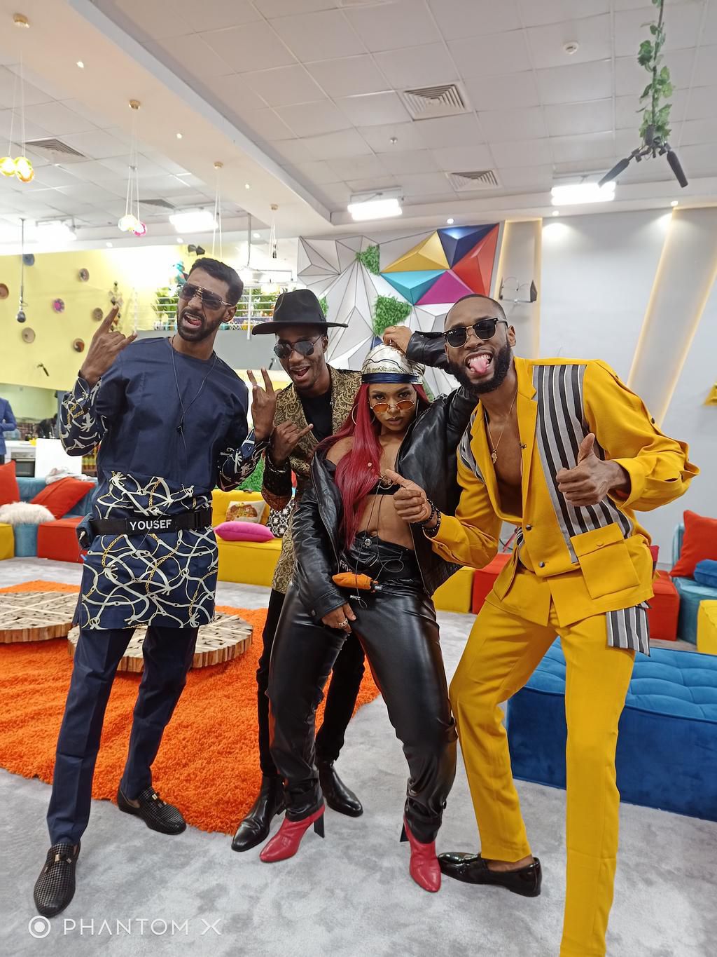The Phantom X moments at the first BBNaija Saturday night partyy