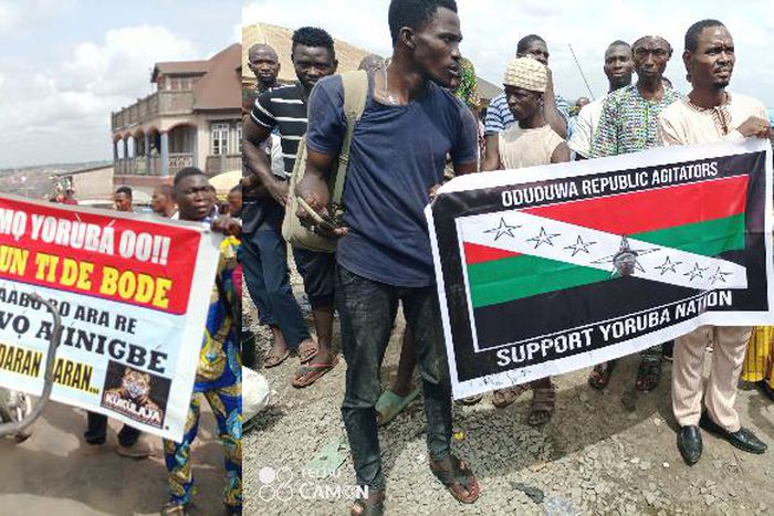Police take over venue of Yoruba self-determination rally in Ibadan. (Pulse)