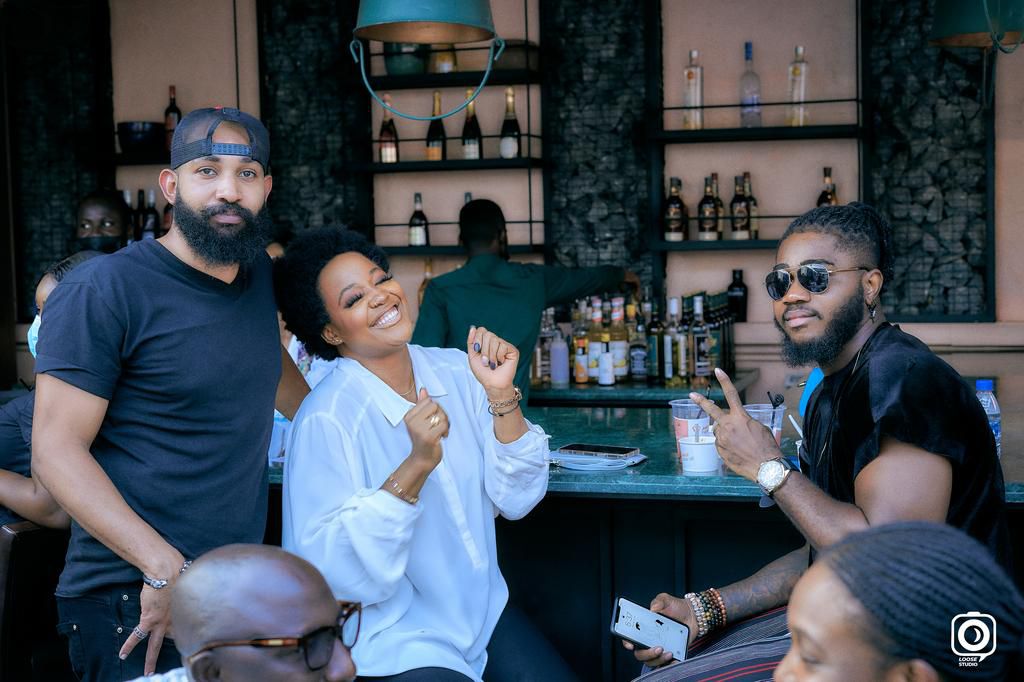 JEFF BANKS, LUCY ESSIEN AND PRAISE NELSON