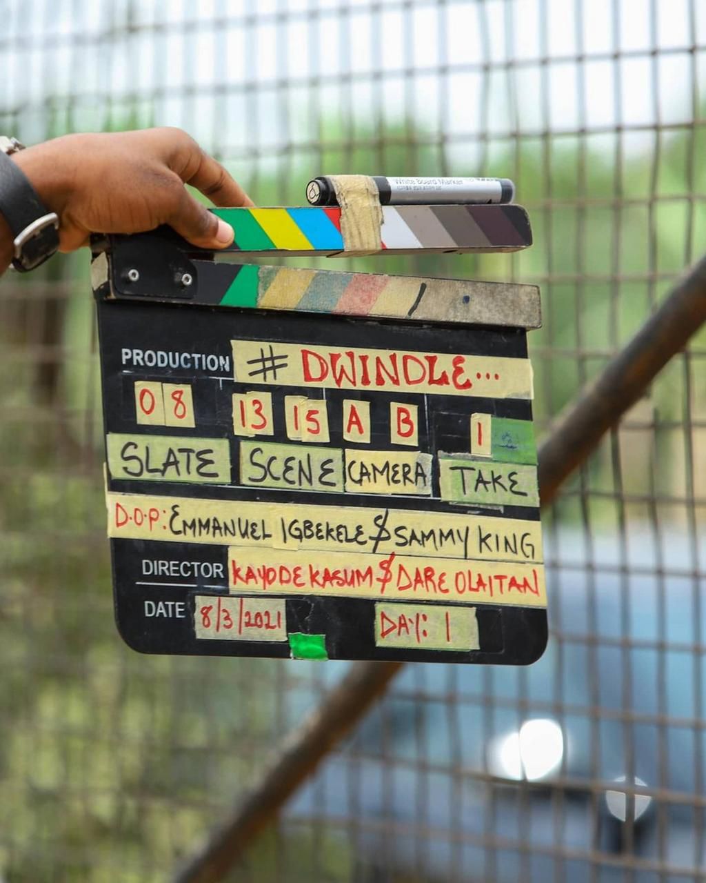 BTS from 'Dwindle!' directed by Kayode Kasum and Dare Olaitan [Instagram/@kayodekasum]