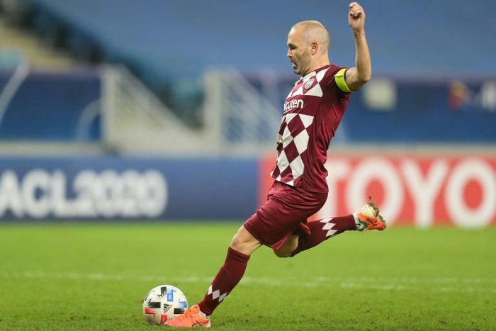 Andres Iniesta joined Vissel Kobe after leaving Barcelona