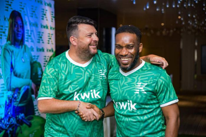 Kwik Delivery @kwik.delivery unveils Jay Jay Okocha as its 1st official brand ambassador
