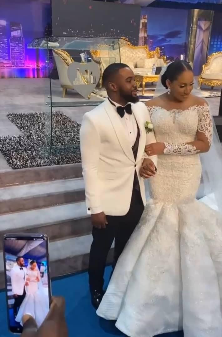 The ceremony took place at the Dominion City Church in Lagos [LIB]