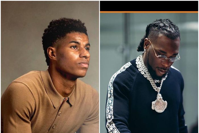 Marcus Rashford and Burna Boy (Instagram)