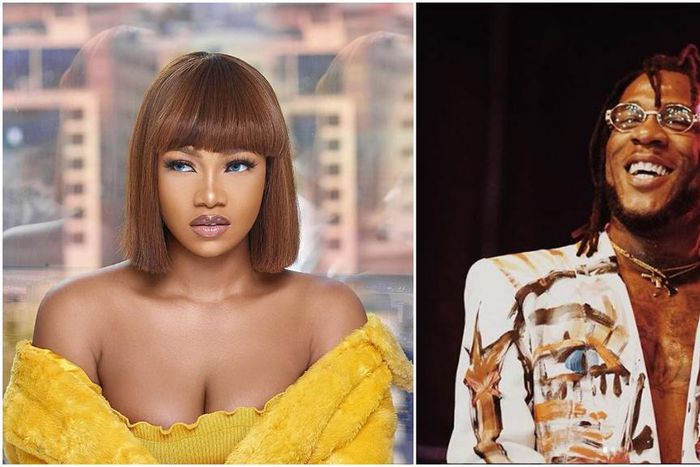 Reality TV star Tacha and music star Burna Boy [Instagram/SymplyTacha] [Instagram/BurnaBoyGram]