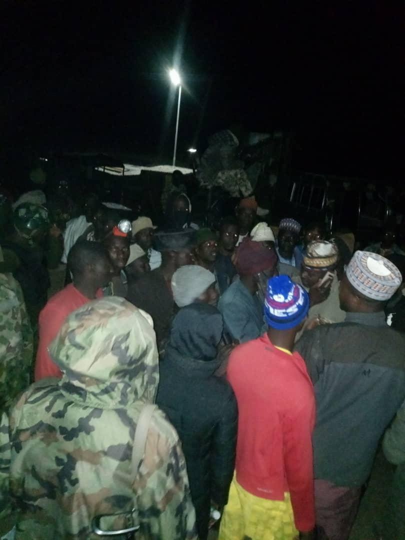 How troops rescued abducted Islamiya students from bandits in Katsina. [Twitter/@DefenceInfoNG]