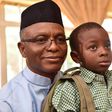 Governor Nasir El-Rufai of Kaduna State in Capital School, Malali, Kaduna, a public school, to enrol their six-year old son Abubakar El-Rufai into a primary school.  [Twitter/GovKaduna]