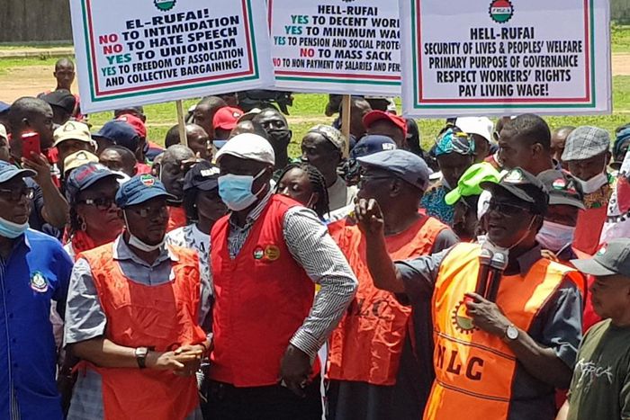 Protest: NLC says it will not be deterred by attack from thugs in Kaduna. [NLCHeadquarters]