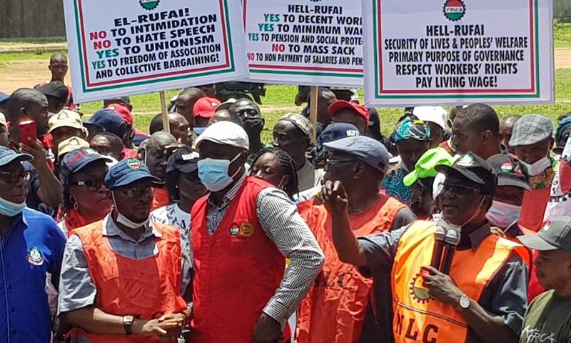 Protest: NLC says it will not be deterred by attack from thugs in Kaduna. [NLCHeadquarters]