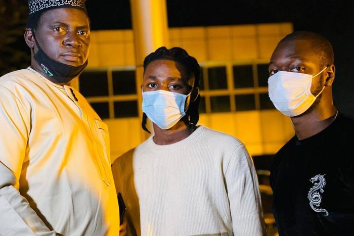 Omah Lay in Uganda (Abike Dabiri-Erewa/Twitter)