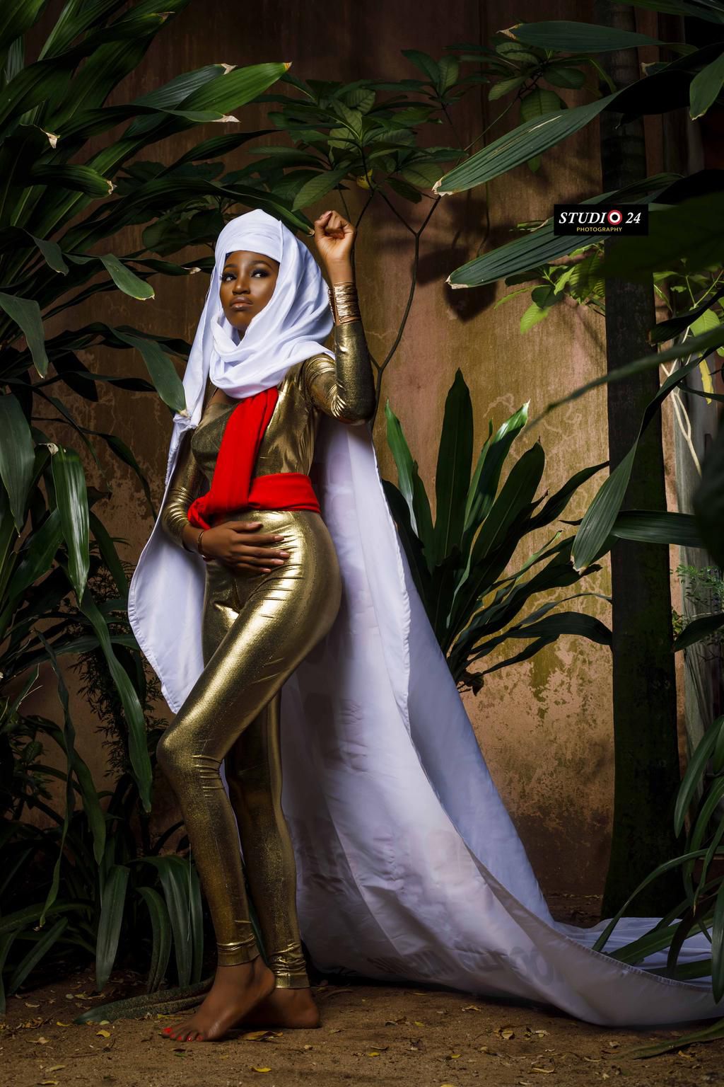 Miss Borno looking regal