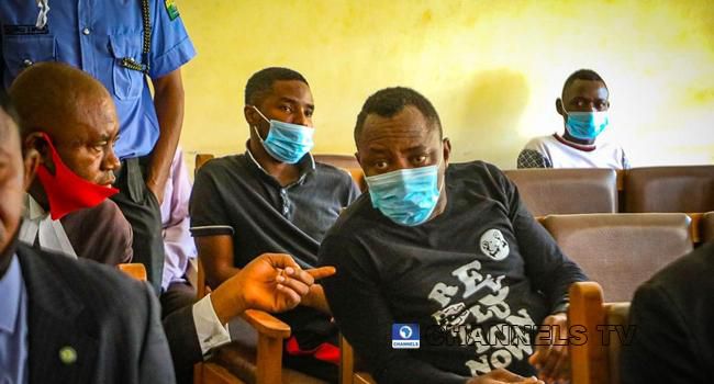 Sowore and 4 others at the Magistrates court in Wuse Zone 2, Abuja (ChannelsTV)