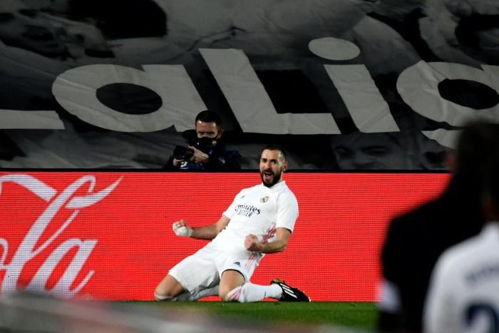 Karim Benzema's header earned Real Madrid a hard-fought win over Athletic Bilbao