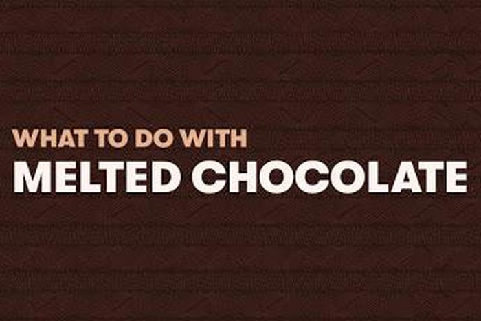 What to do with melted chocolate