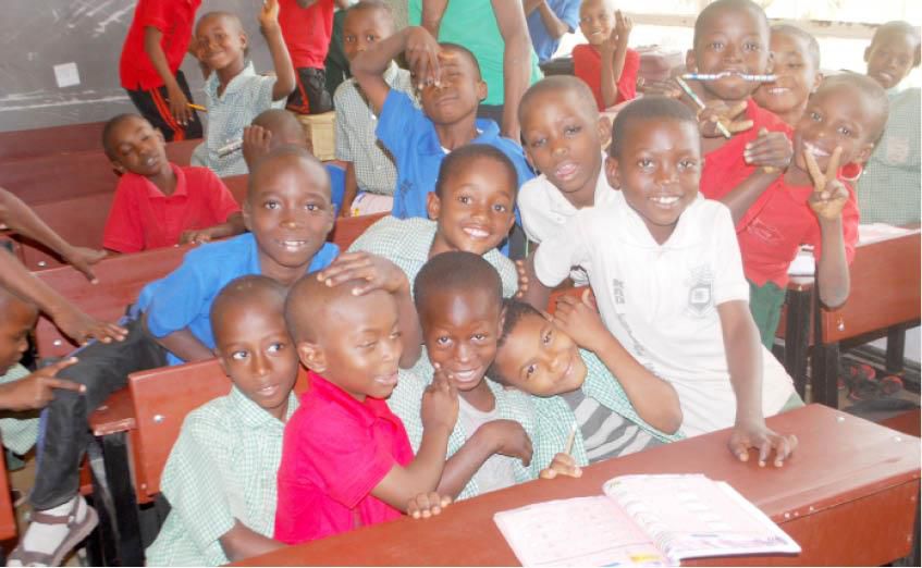 Abubakar Al-Sadiq El-Rufai with friends Kaduna Capital School (Daily Trust)