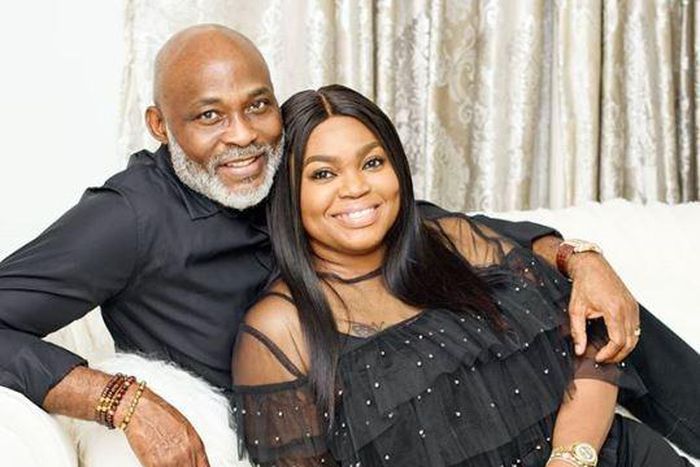 Richard Mofe Damijo celebrated his wife with a very cute message on Valentine's day [Instagram/RichardMofeDamijo]
