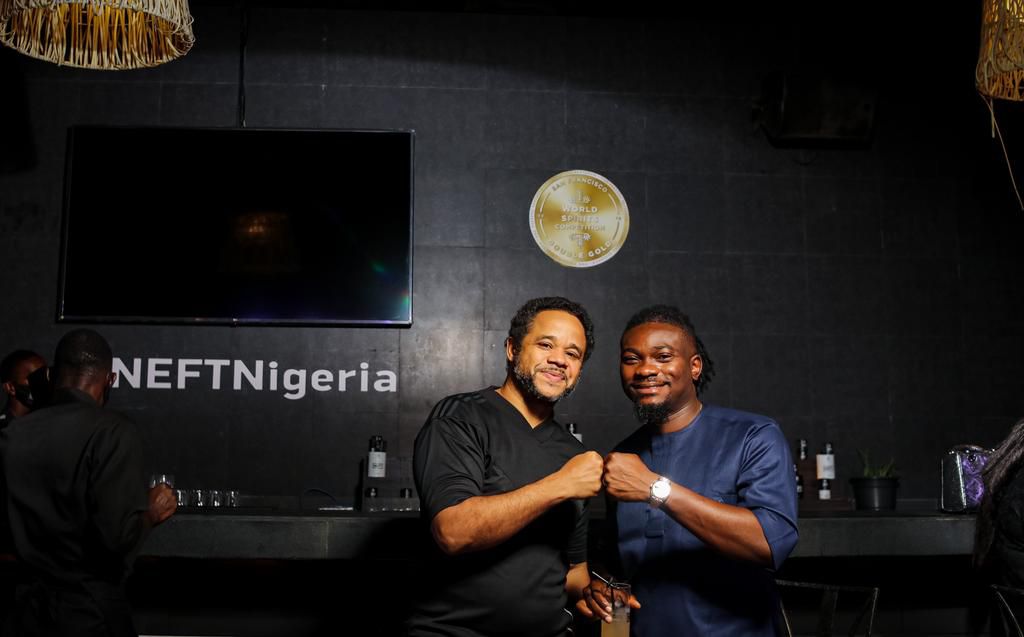 PHOTOS: #Emptythebarrel! Neft, Russian Vodka brand expands business operations in Africa, launches its 'Neft Beyond Vodka' in Nigeria, Africa.