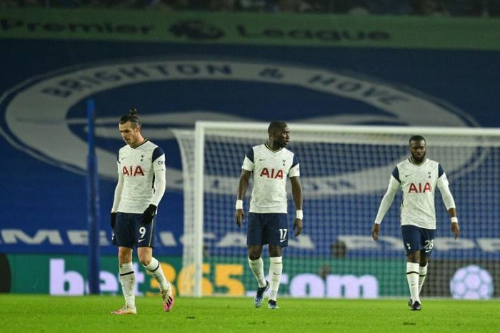 Tottenham suffered a shock loss at Brighton