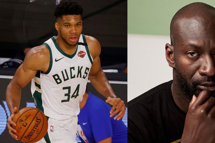Giannis Antetokounmpo and Akin Omotoso [Sports illustrated/ Helen Herimbi]