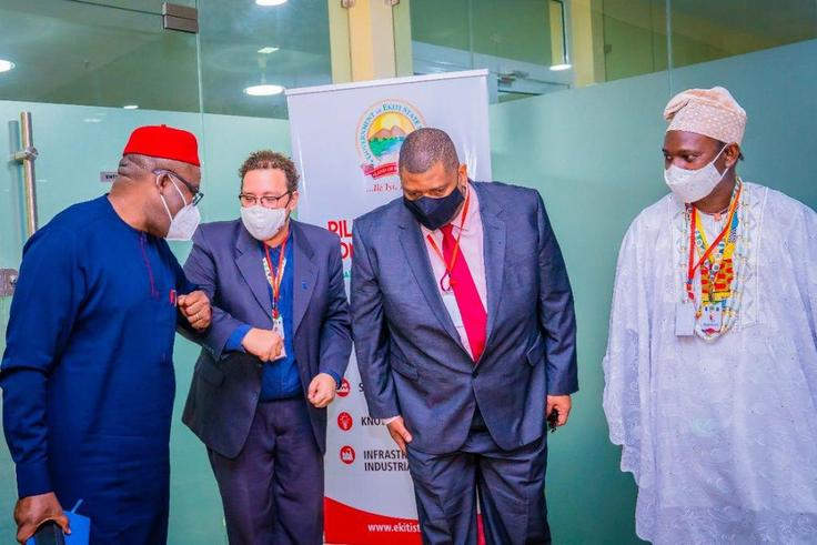 Governor Kayode Fayemi; the General Secretary of the Africa –Brazil International Forum, Lucas Andrade; Jorge Kibanazambi, the President and Founder of Africa Brazil and a the Commissioner for Culture and Tourism, Prof Rasak Ojo Bakare. [Twitter/@ekiti...